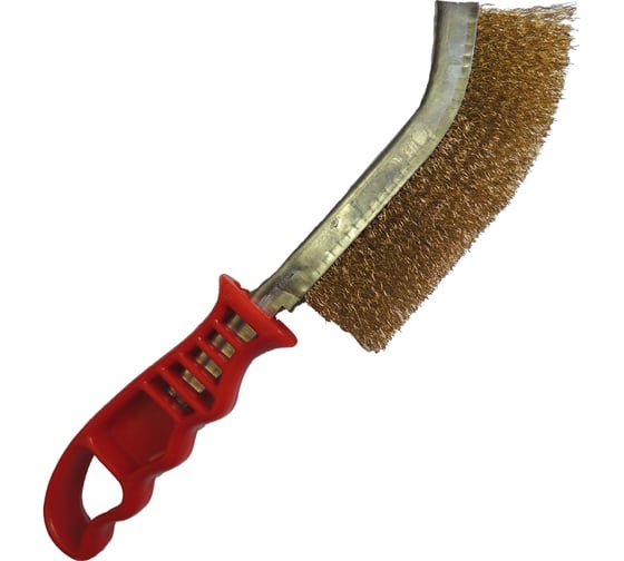 Изображение товара Универсальная ручная щетка OSBORN 265x140, ворс гофр латунир-я сталь 0,30 462.091-0008