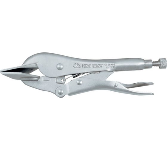 Изображение товара Зажим с фиксатором (200 мм, плоский) KING TONY 6605-08