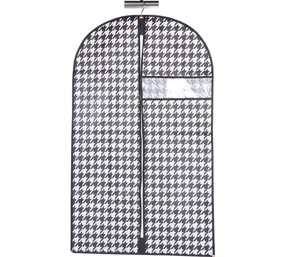 Изображение товара Чехол для одежды HANDY HOME пепита, 1000х600, черно-белый UC-42