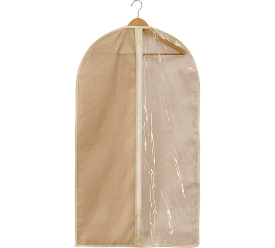 Изображение товара Чехол для одежды HANDY HOME лен, 1000х600, песочный UC-25