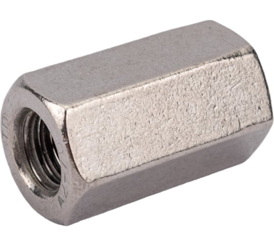 Изображение товара Гайка DINFIX DIN6334 (соединительная\удлиняющая) А2 нерж., М10, 1 шт. 00-00003268