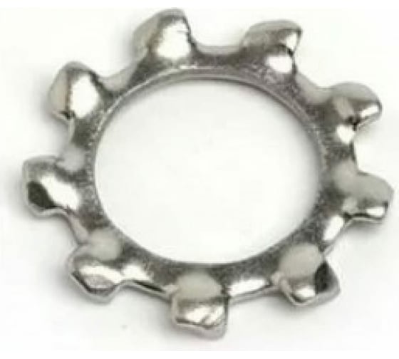 Изображение товара Стопорная шайба с внешними зубцами DINFIX DIN6797 A, А2, 8.4, 10 шт. 00-00003296