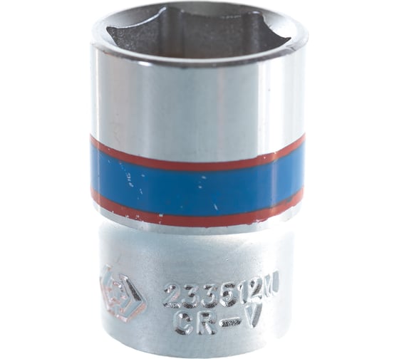 Изображение товара Головка торцевая стандартная шестигранная 1/4", 12 мм KING TONY 233512M