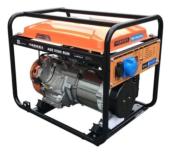 Изображение товара Генератор Aurora ABE 5500 RUN 5.5 кВт, 230 В, бензин+газ, увеличенный бак 13л 34116