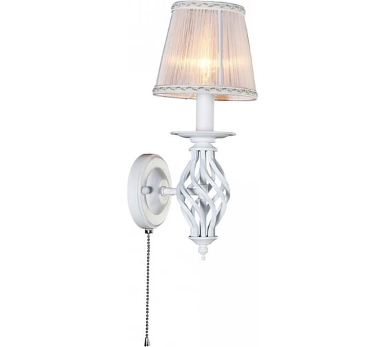 Изображение товара Бра Citilux Ровена с абажуром и выключателем Белое CL427310