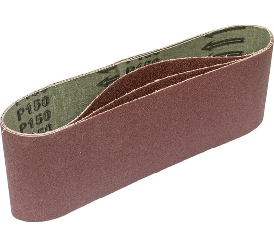 Изображение товара Лента шлифовальная (3 шт; 75х457 мм; K150) Энкор 20226