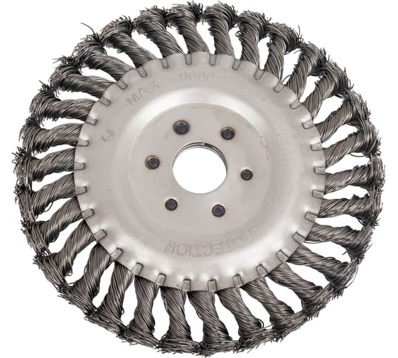 Изображение товара Кордщетка дисковая витая жесткая 150 мм, толщина проволоки 0.5 мм Bohrer 36500150