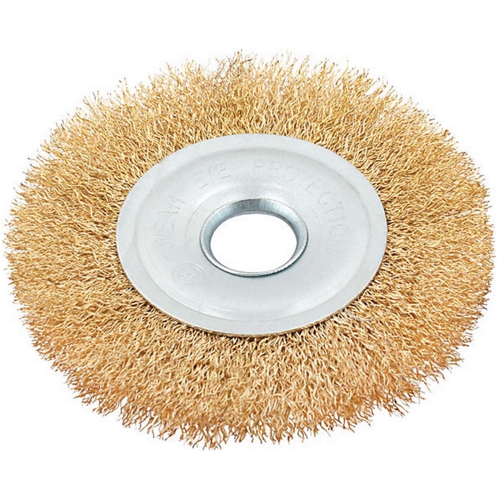 Изображение товара Корщетка дисковая латуннированная мягкая 150 мм для УШМ Bohrer 36703150