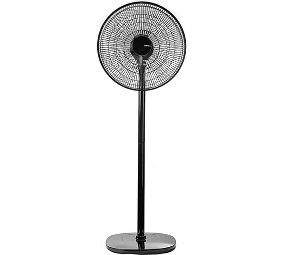 Изображение товара Напольный вентилятор Centek 65Вт Пульт ДУ, 1.3м, 44,5см, таймер до 7,5ч, тяжелая база CT-5024 Black