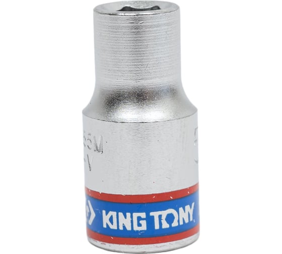 Изображение товара Головка торцевая стандартная шестигранная 1/4", 5.5 мм KING TONY 233555M