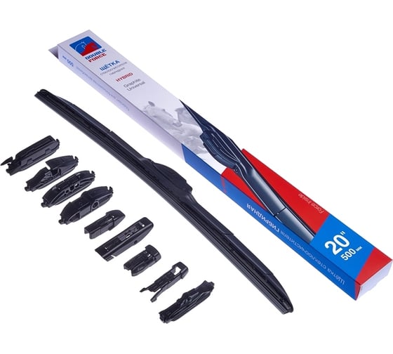 Изображение товара Щетка стеклоочистителя гибридная 500 мм (20") DFHY20 Double Force 1740747