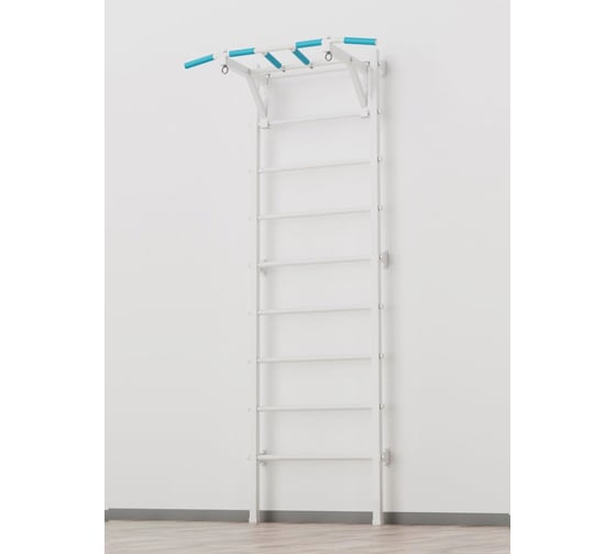 Изображение товара Шведская стенка BARFITS new age x1, турник 3 хвата, белый 4607120459441