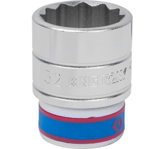 Изображение товара Головка торцевая стандартная двенадцатигранная 3/4", 32 мм KING TONY 633032M