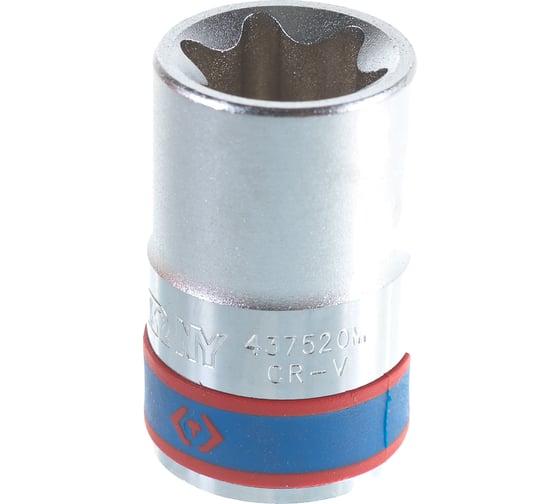 Изображение товара Головка торцевая TORX Е-стандарт 1/2", E20, L = 39 мм KING TONY 437520M