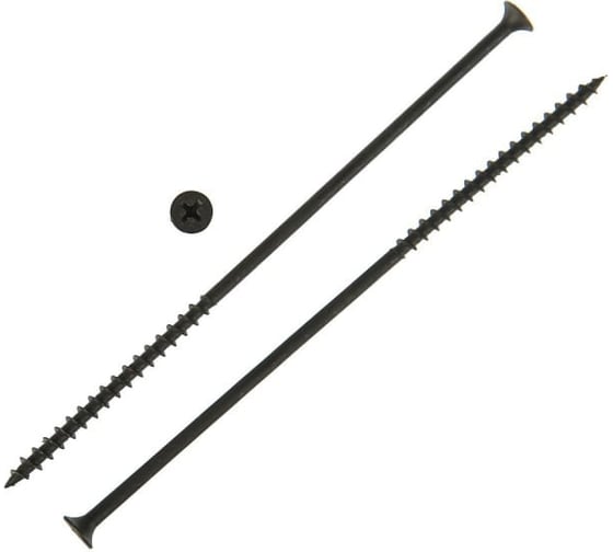 Изображение товара Саморез по дереву Dr. Bronz черный, 4,2x75 мм, 1 кг 427510