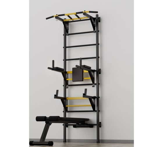 Изображение товара Шведская стенка BARFITS new age x4 турник 3 хвата, черный na-x4-black