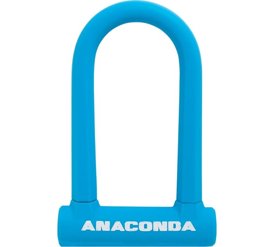 Изображение товара Навесной замок с креплением на раму Авангард ANACONDA Т608 BLUE силикон, всепогодный 14851