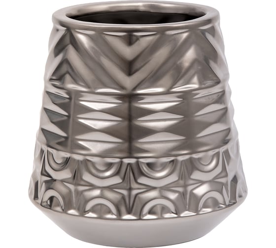 Изображение товара Декоративная ваза Вещицы орнамент, 175х175х180, серебряный Cha10-L