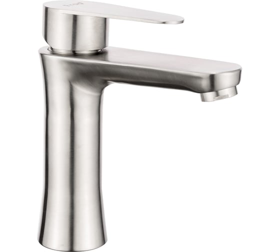 Изображение товара Смеситель для умывальника Frap 35к f1048 нержавеющая сталь, сатин 544719