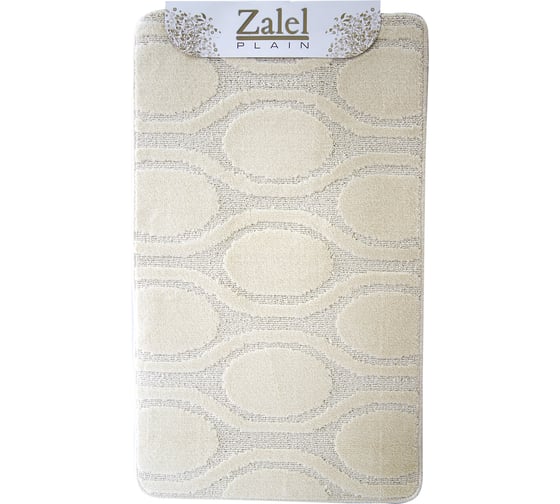 Изображение товара Набор ковриков для ванной Zalel 2 предмета, 60x100 см, кремовый 541567