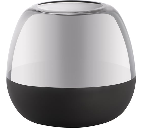 Изображение товара Декоративная ваза из стекла с напылением Вещицы 240х240х230, серо-черный CSA-2S