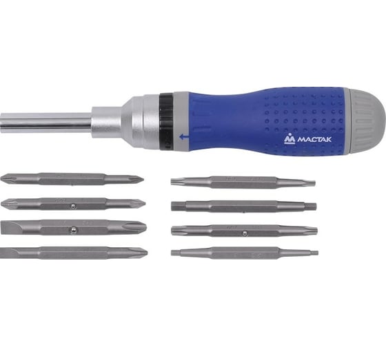 Изображение товара Отвёртка со сменными вставками (19 в 1) МАСТАК 049-19B