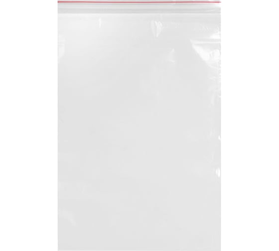 Изображение товара Пакеты с замком Staff Zip-lock зиплок, комплект 100 шт, 20x30 см, ПВД, толщина 35 мкм 608168