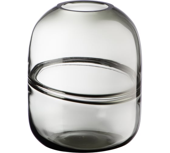 Изображение товара Декоративная ваза из дымчатого стекла Вещицы 135х135х170, серый CSA-6M