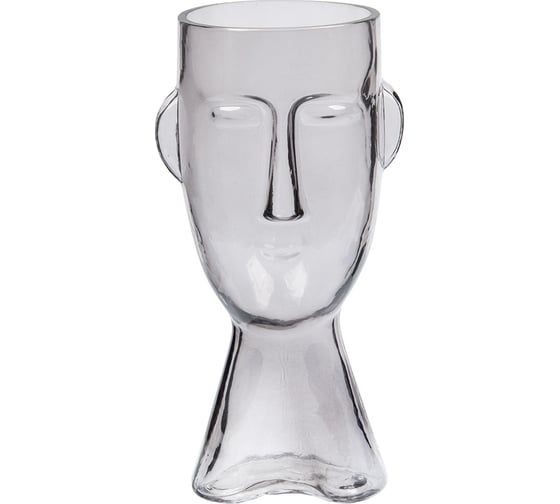 Изображение товара Стеклянная ваза Вещицы фейс, 120х110х235, прозрачный Fancy35