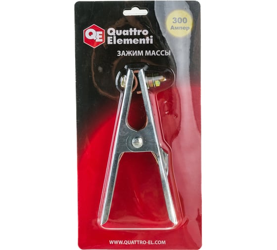 Изображение товара Зажим массы (300 А) QUATTRO ELEMENTI 770-322