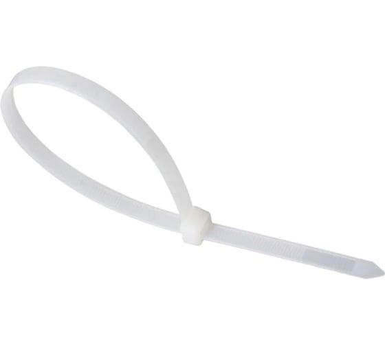 Изображение товара Нейлоновая стяжка (хомут) OXCRAFT 2,5х150 мм, белая, 100 шт. УТ-00008164