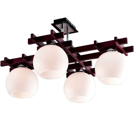 Изображение товара Люстра Citilux Нарита деревянная Венге Хром CL114141