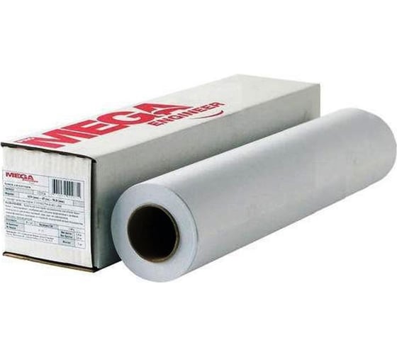 Изображение товара Широкоформатная бумага ProMEGA engineer 80 гкв.м, длина 45 м, ширина 420 мм, диаметр втулки 50.8 мм 253544