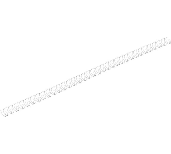 Изображение товара Пружины для переплета ProMega office металл 6,4 мм белые 100 шт в упаковке для сшивания 45 листов 129337