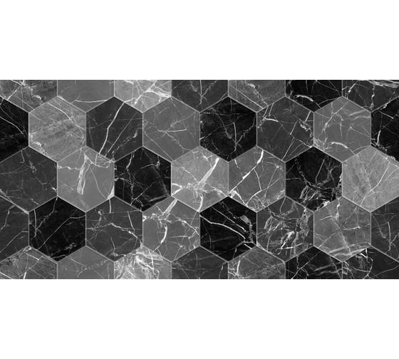 Изображение товара Плитка-декор Beryoza Ceramica Дайкири 1 черный, 300x600x9 мм, 9 шт. ТГ-00003561