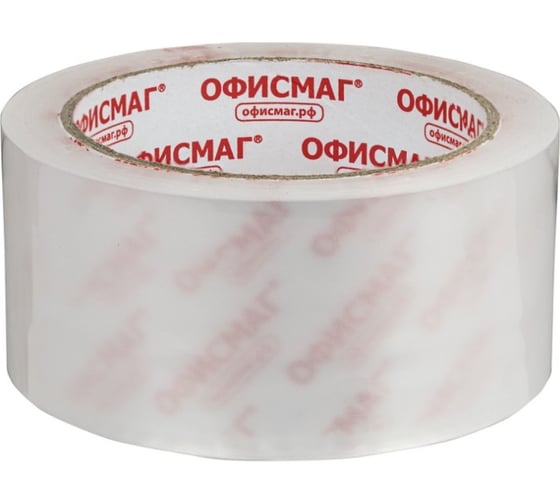 Изображение товара Упаковочная клейкая лента ОФИСМАГ КОМПЛЕКТ 6 шт. Стандарт, 48 мм х 66 м, прозрачная, толщина 45 микрон 440173