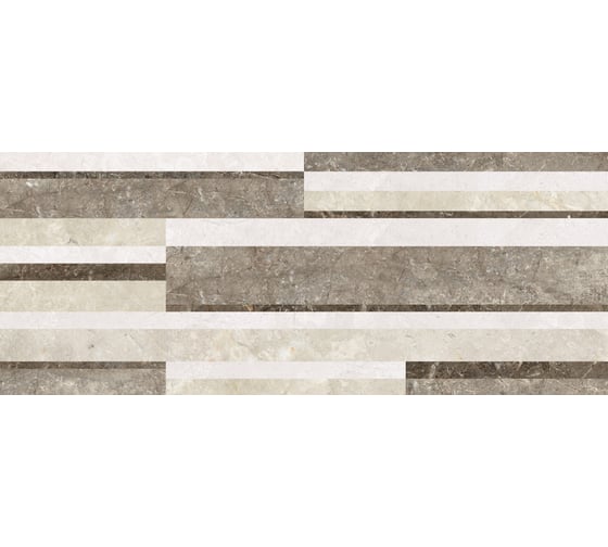Изображение товара Плитка-декор Beryoza Ceramica Onda бежевый, 200x500x8 мм, 11 шт. ТГ-00005807