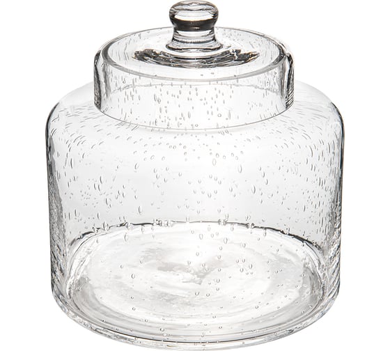 Изображение товара Ваза-конфетница из стекла c крышкой Вещицы 210х210х220 CSA-32