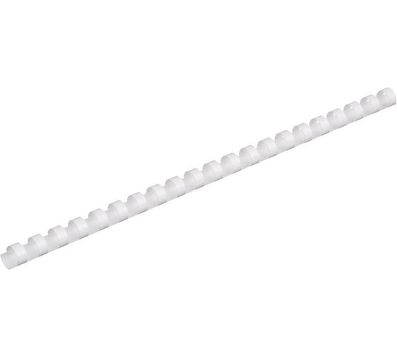 Изображение товара Пружины для переплета ProMega office пластик 14 мм белые 100 шт в упаковке для сшивания 100 листов 255093