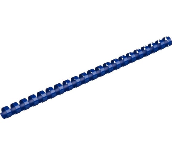 Изображение товара Пружины для переплета ProMega office пластик 14 мм синие 100 шт в упаковке для сшивания 100 листов 255096