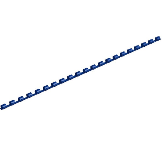 Изображение товара Пружины для переплета ProMega office пластик 6 мм синие 100 шт в упаковке для сшивания 20 листов 255074