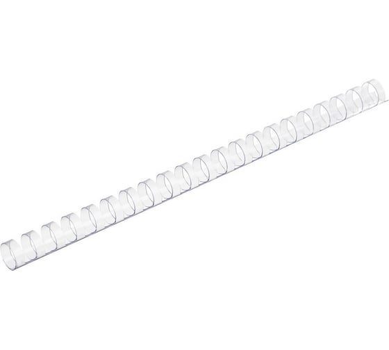 Изображение товара Пружины для переплета ProMega office пластик 16 мм прозрачный 100 шт в упаковке для сшивания 120 листов 255098