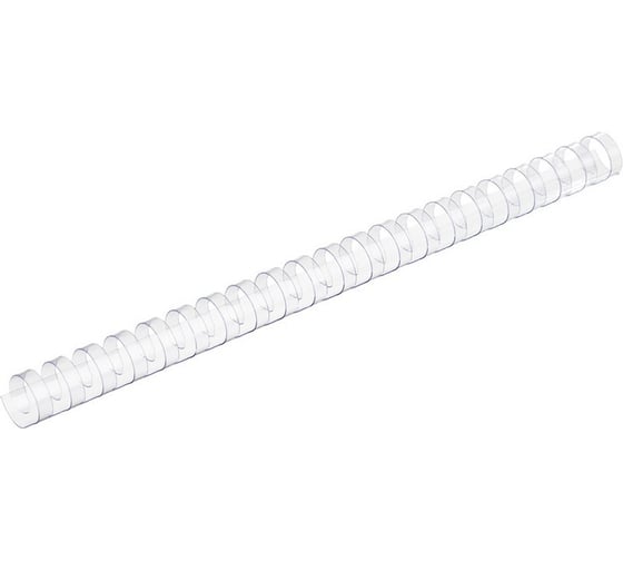 Изображение товара Пружины для переплета ProMega office пластикик 19 мм прозрачный 100 шт в упаковке для сшивания 150 листов 255102