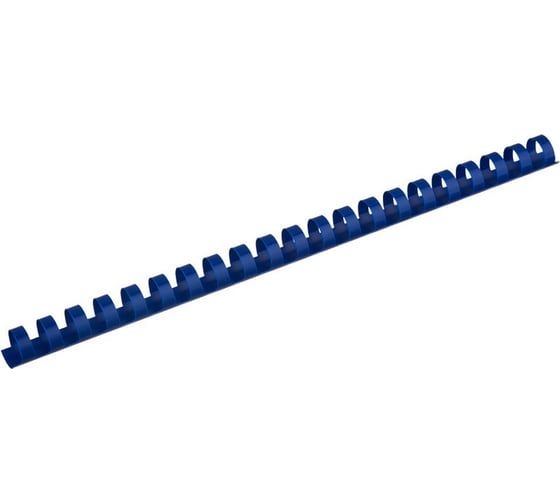 Изображение товара Пружины для переплета ProMega office пластик 16 мм синие 100 шт в упаковке для сшивания 120 листов 255099