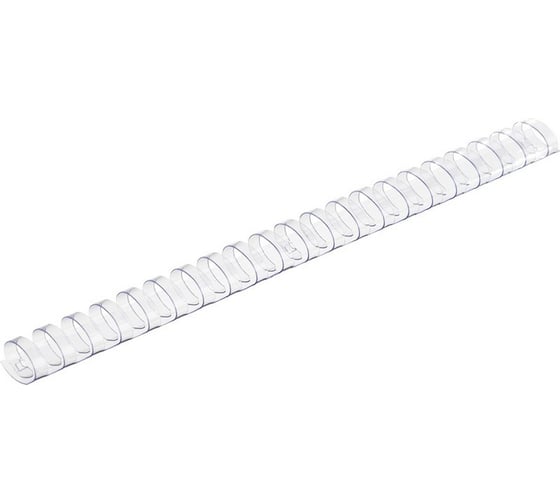 Изображение товара Пружины для переплета ProMega office пластик 25 мм прозрачный 50 шт в упаковке для сшивания 200 листов 255108