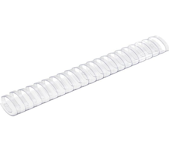 Изображение товара Пружины для переплета ProMega office пластик 45 мм прозрачный 50 шт в упаковке для сшивания 410 листов 255118