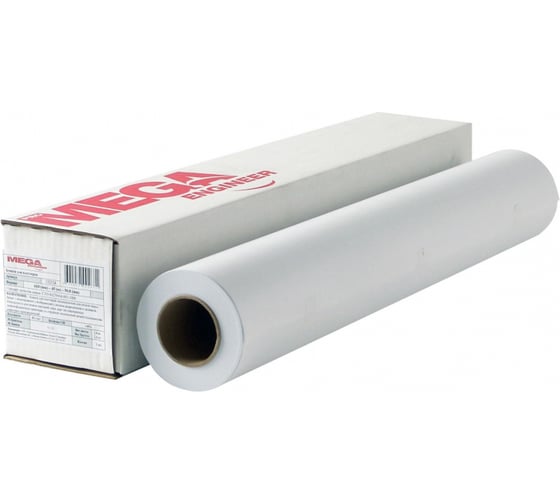 Изображение товара Широкоформатная бумага ProMEGA engineer 120 гкв.м, длина 30 м, ширина 610 мм, диаметр втулки 50.8 мм 368898