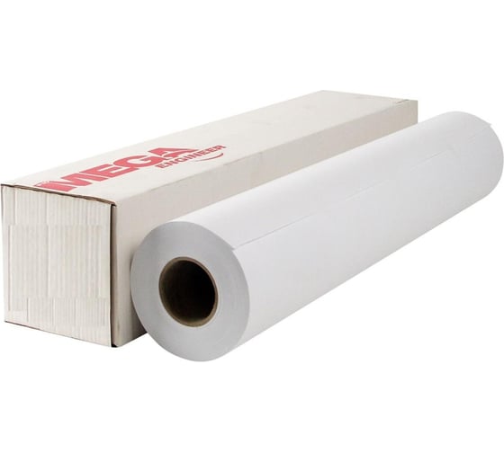 Изображение товара Широкоформатная бумага ProMEGA engineer standart 80 гкв.м, длина 150 м, ширина 841 мм, втулка 76 мм 1660429