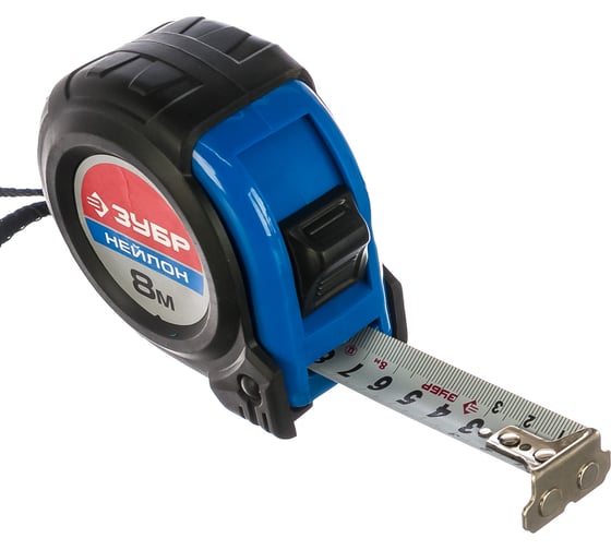 Изображение товара Рулетка Зубр НЕЙЛОН 8 м/25 мм 34056-08-25_z01