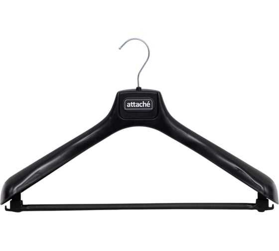 Изображение товара Вешалка-плечики для легкой одежды Attache, c040, пластик, черный, размер 50-52 1740061